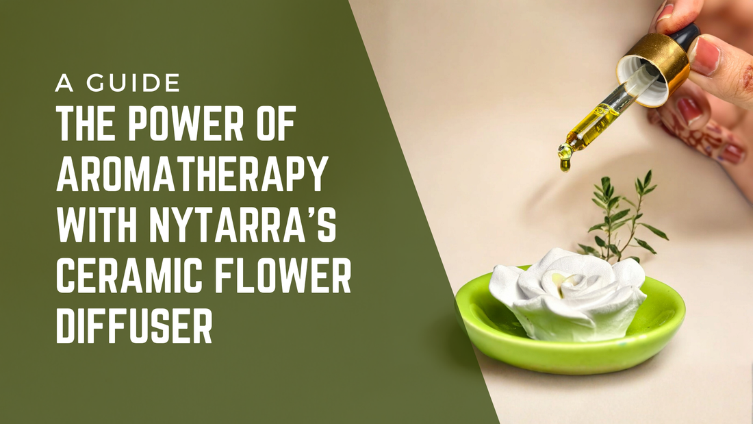 Explore The Power of Aromatherapy with Nytarra’s Ceramic Flower Diffuser