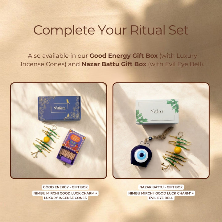 Available in our Good Energy Gift Box and Nazar Battu Gift Box also.