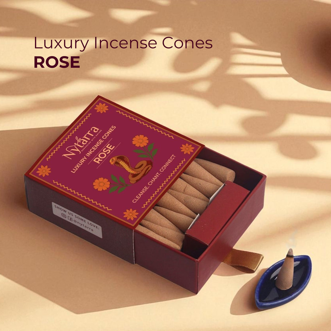 Rose Dhoop Cone