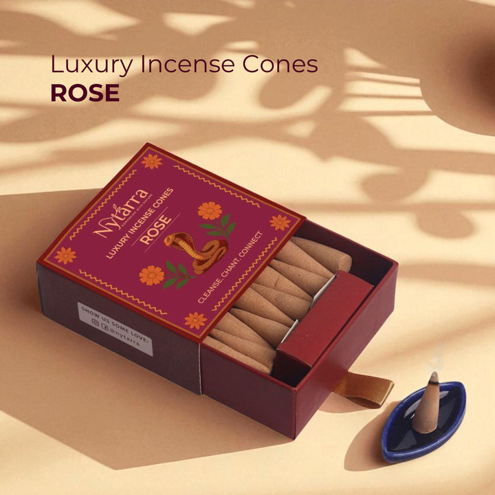 Rose Dhoop Cone