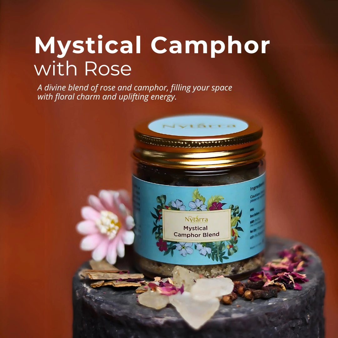 This Mystical Camphor with Rose looks beautifully presented! The floral charm and uplifting energy it promises make it a must-have for a refreshing ambiance. 