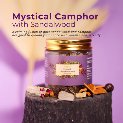 This Mystical Camphor with Sandalwood looks so soothing! The blend of pure sandalwood and camphor must create an incredibly warm and serene ambiance. 