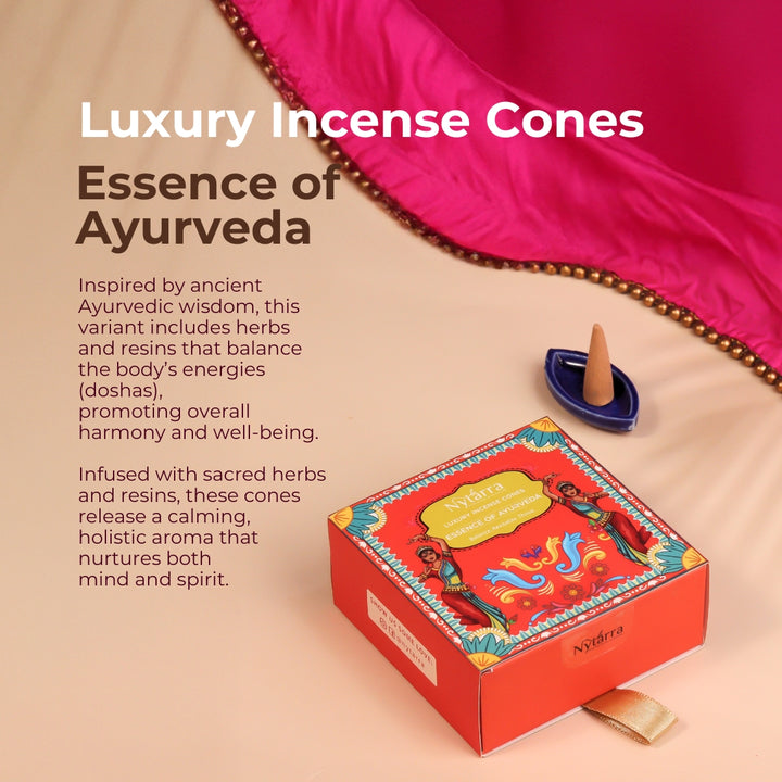 Luxury Incense Cones - Essence of Ayurveda
