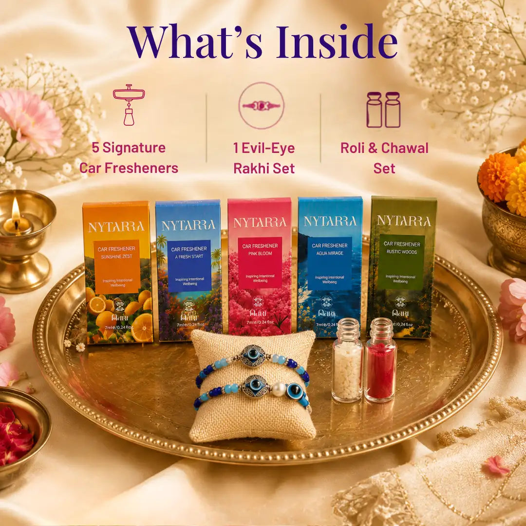 Car Freshener Rakhi Gift Box