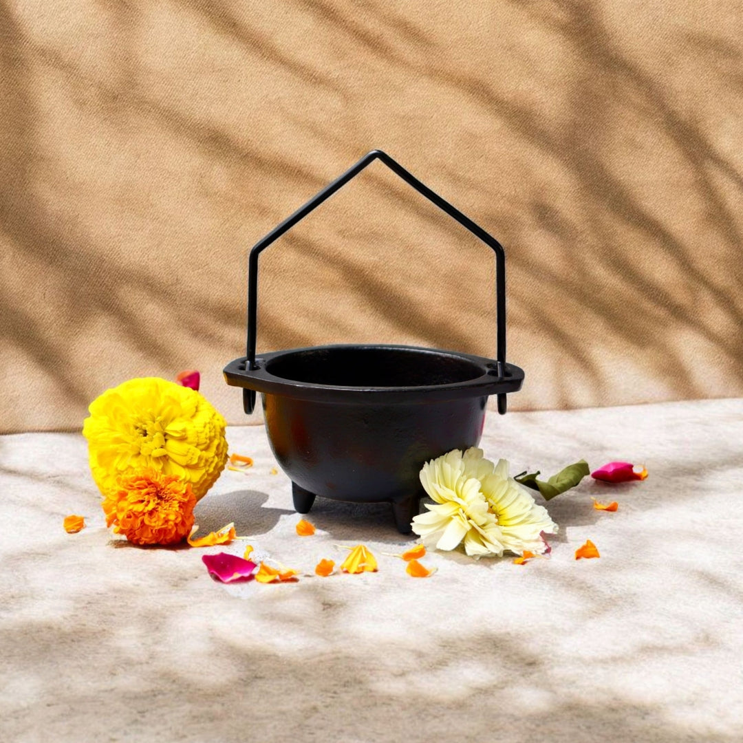 Iron Havan Ritual Cauldron