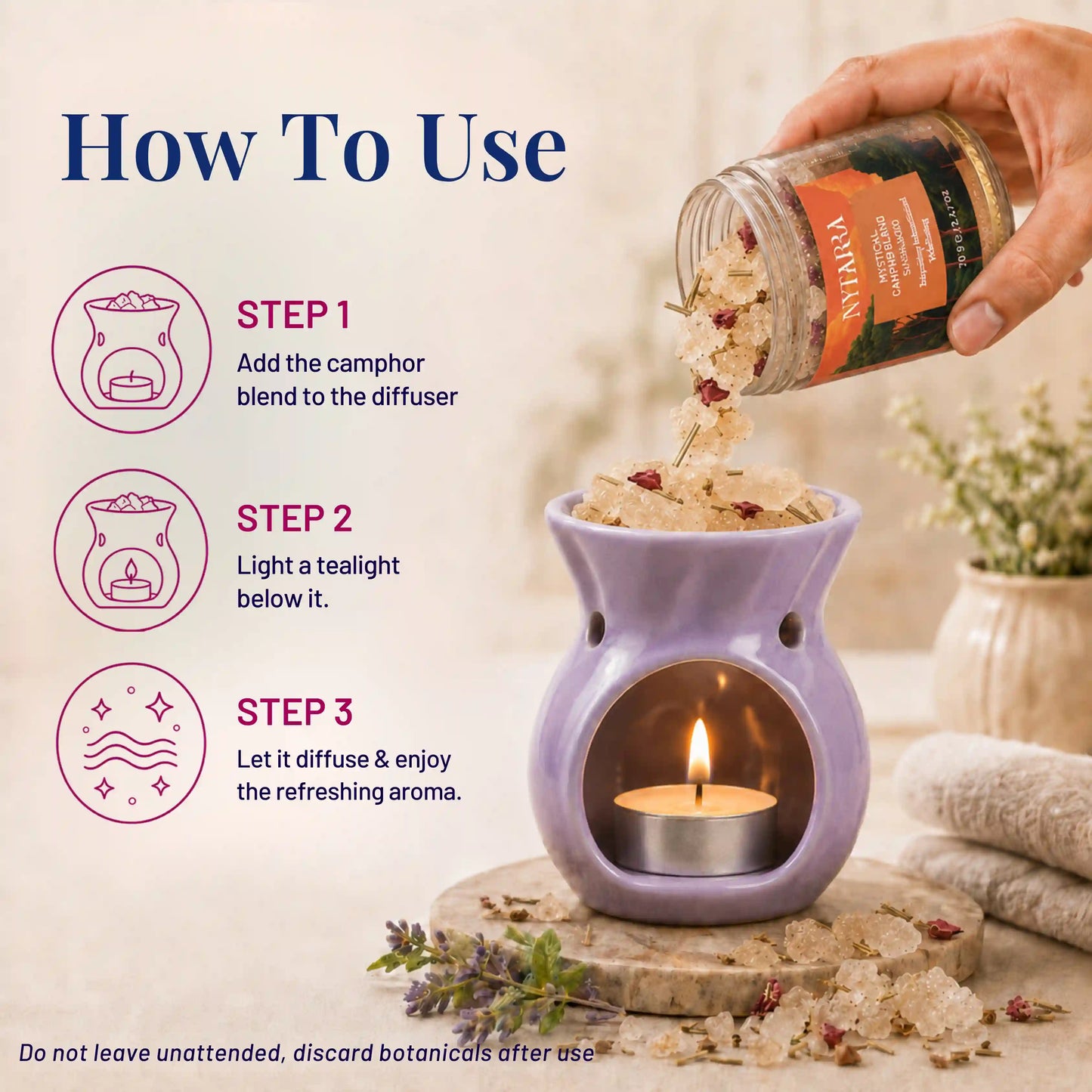 Mystical Camphor Trio (70 Gram)