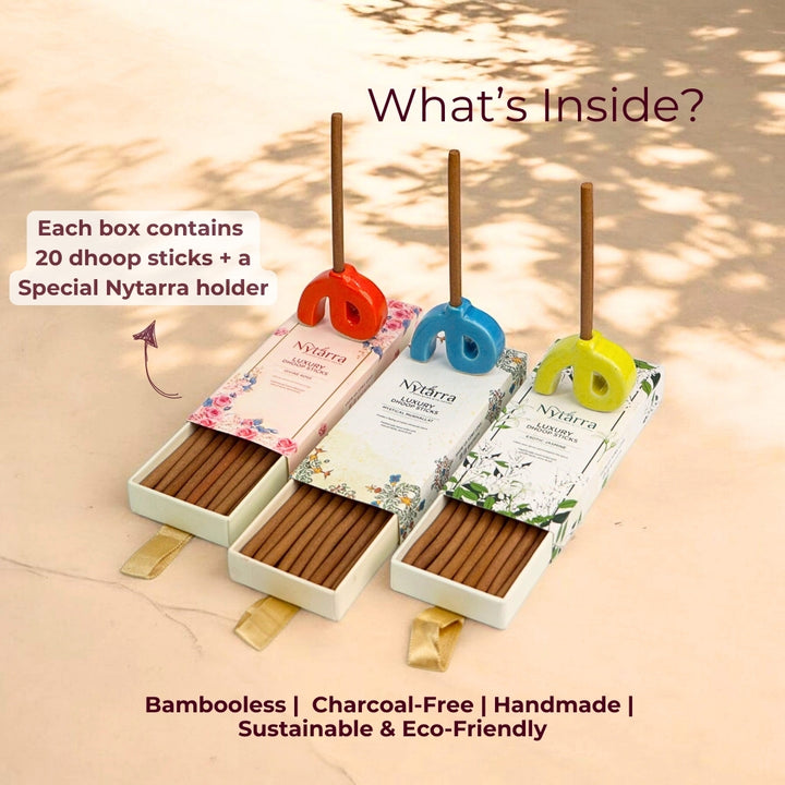 Luxury Dhoop Sticks - Floral Combo