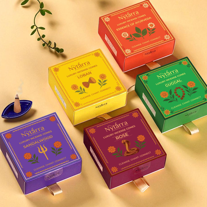 Five Nytarra incense cone