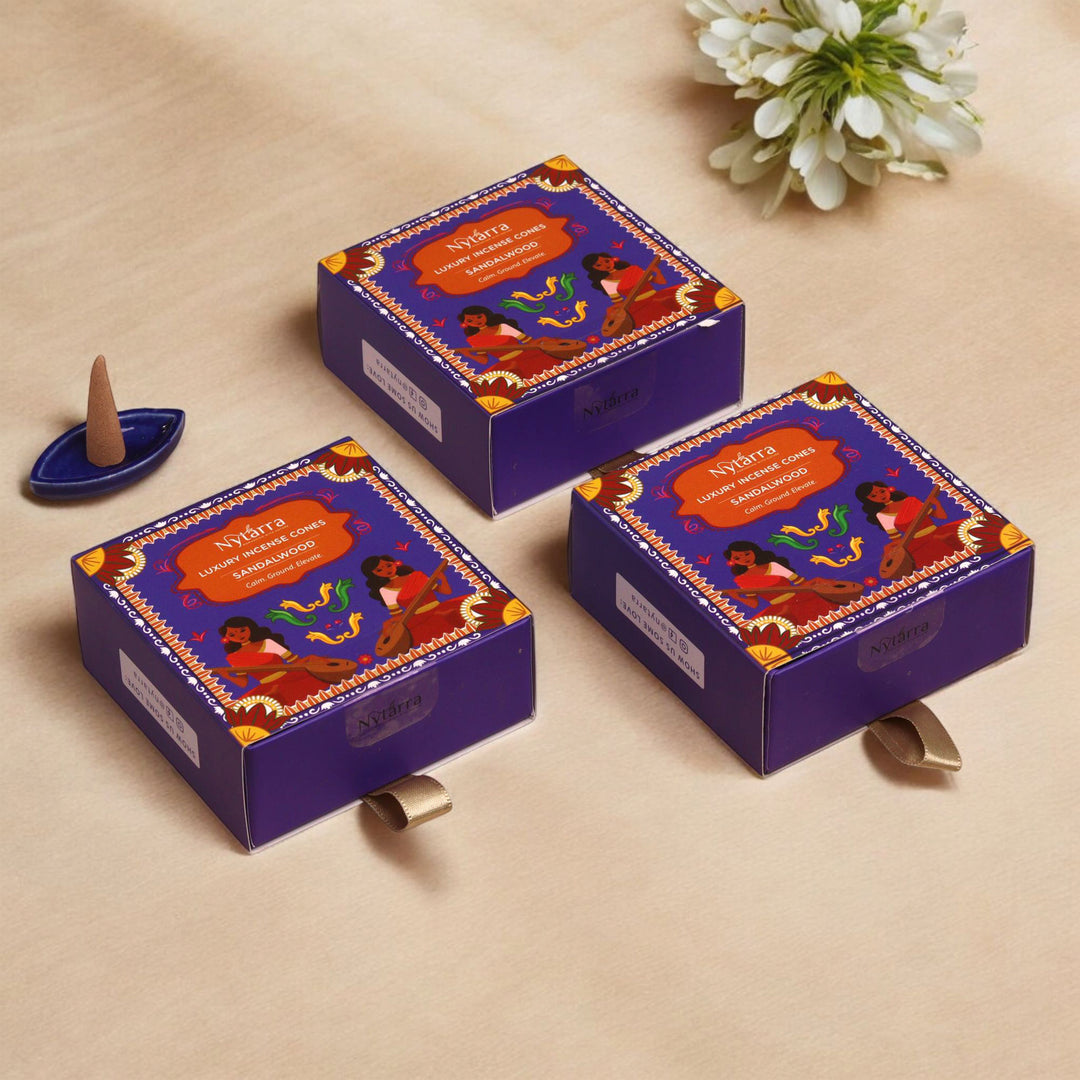 Luxury Incense Cones - Sandalwood