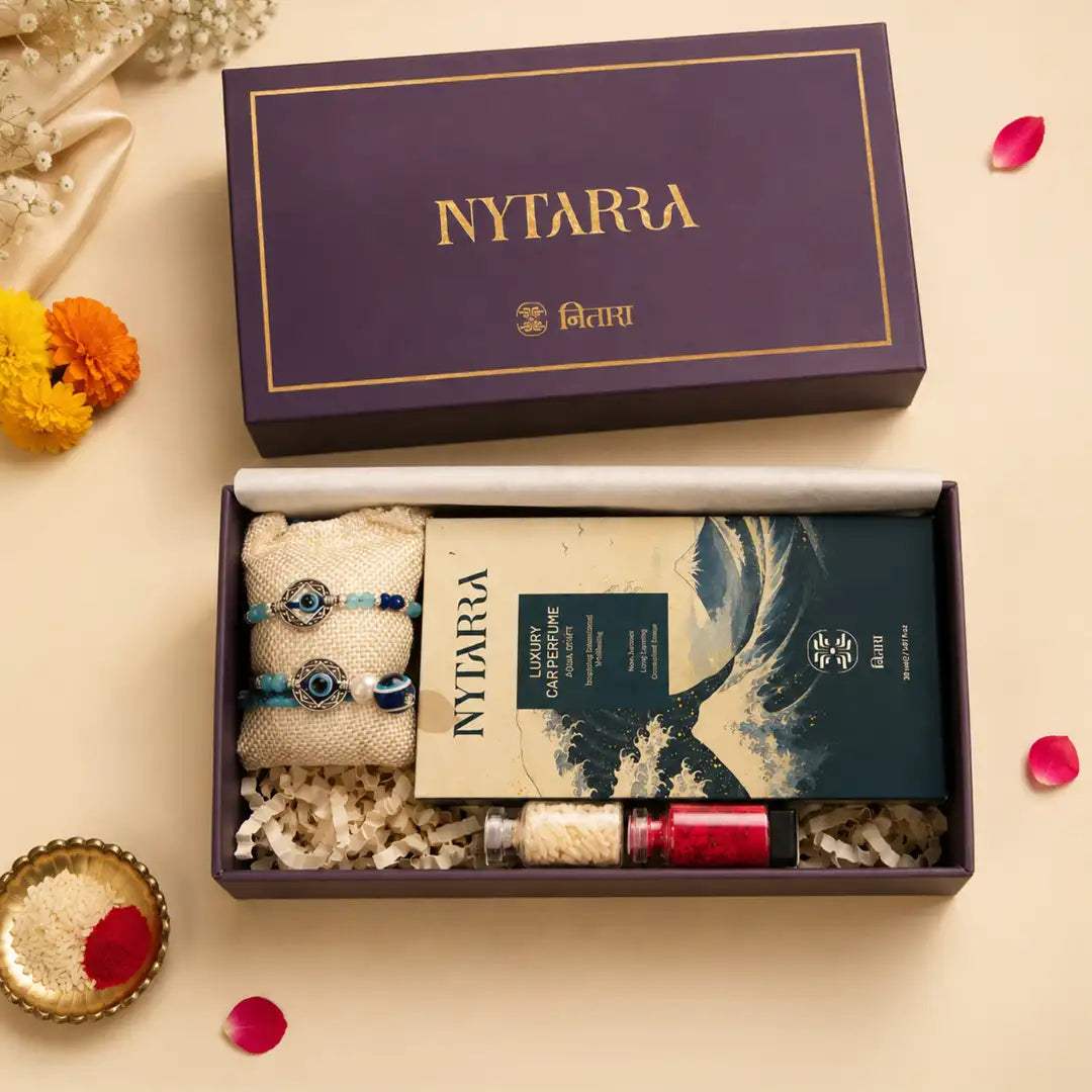 Luxury Car Perfume Rakhi Gift Box