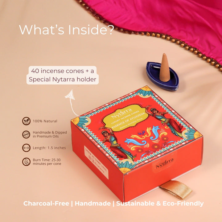 Luxury Incense Cones - Essence of Ayurveda