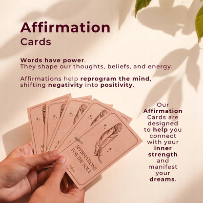 Affirmation helps reprogram the mind, shifting negativity into positivity.