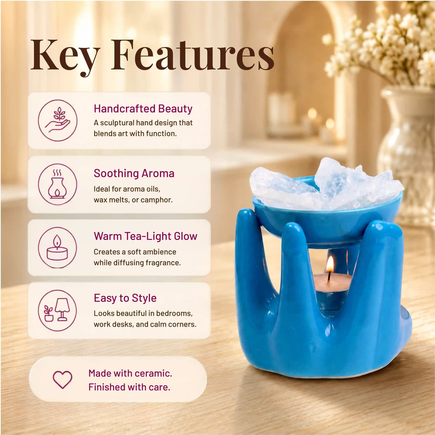 Ceramic Hand Diffuser