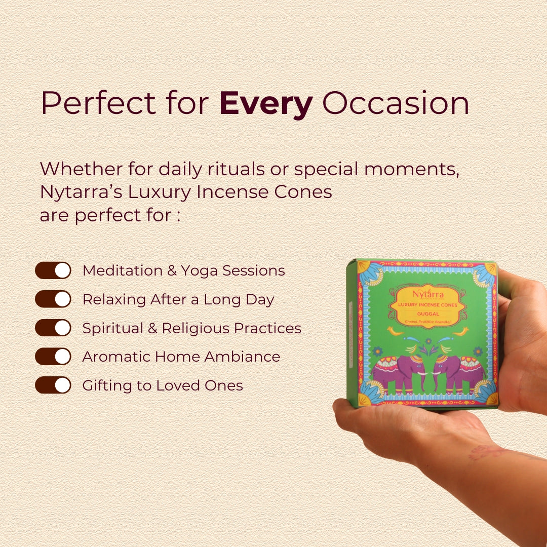 Luxury Incense Cones - Guggal