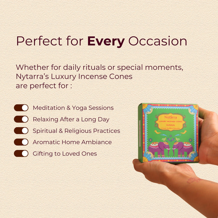 Luxury Incense Cones - Guggal