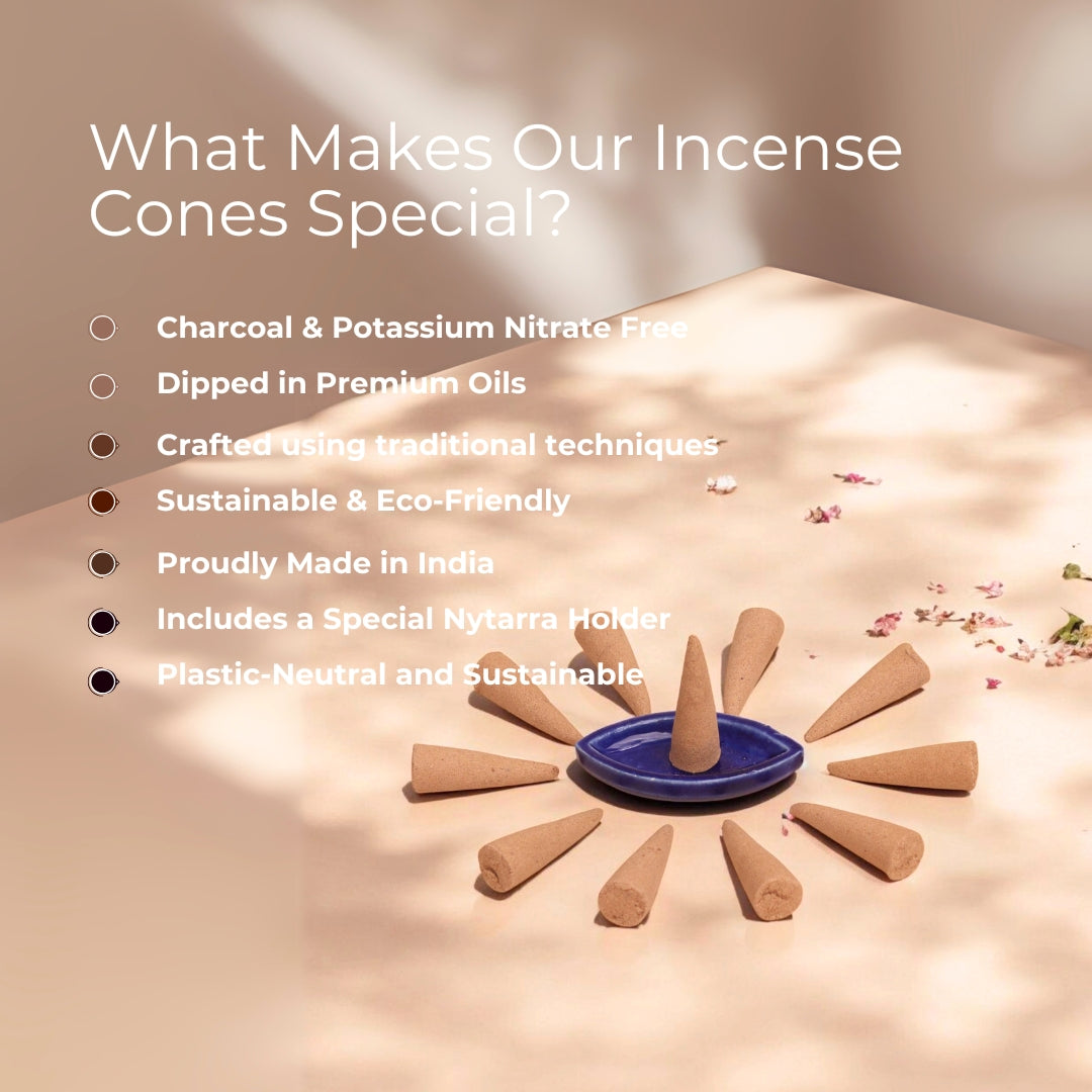 Luxury Incense Cones - Essence of Ayurveda