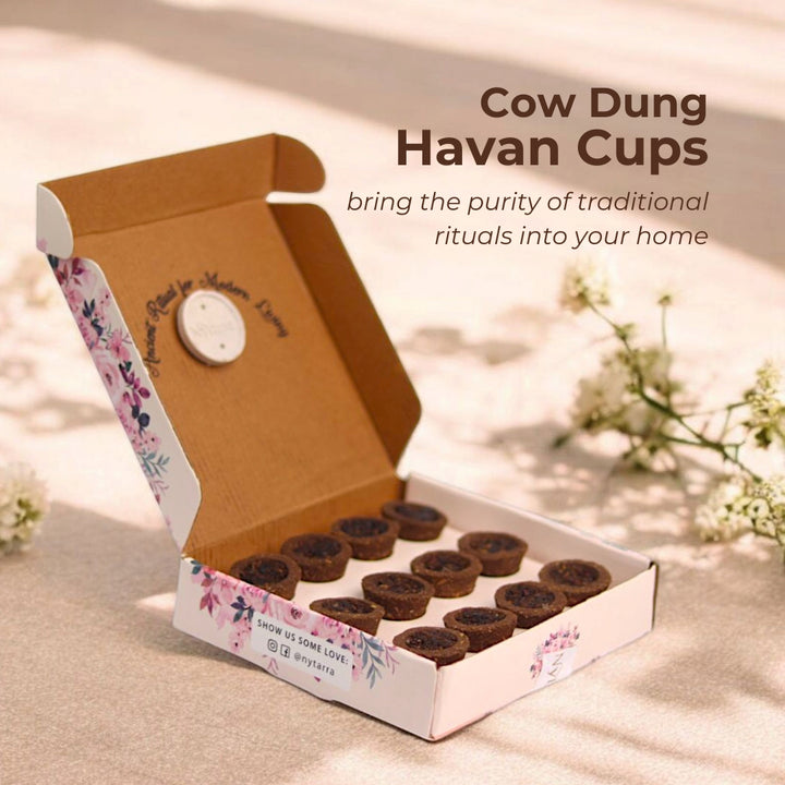 Cow Dung Havan Cups