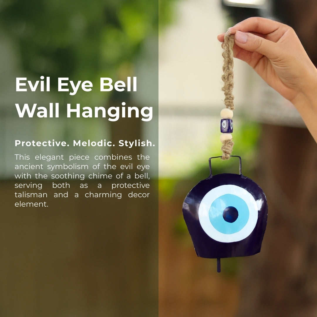 Evil Eye Bell Wall Hanging
