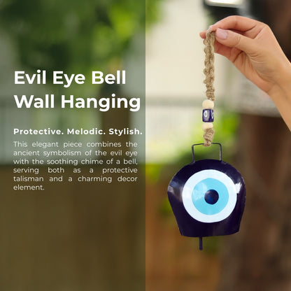 Evil Eye Bell Wall Hanging