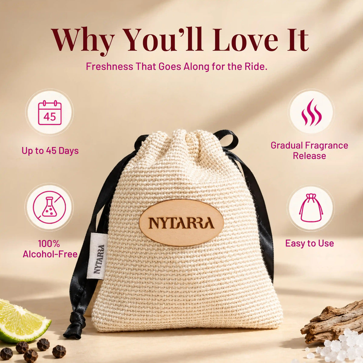 Car Freshener Jute Edition