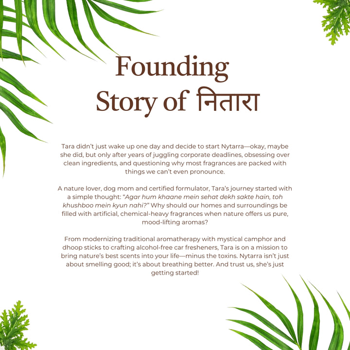 This beautifully crafted founding story adds a personal and relatable touch to Nytarra's brand. Let me know if you need any modifications or refinements! 