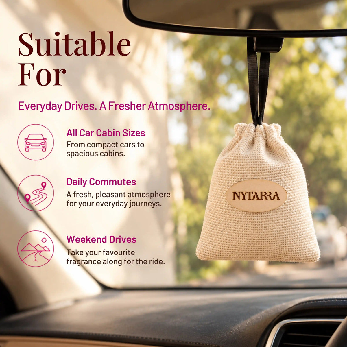 Car Freshener Jute Edition