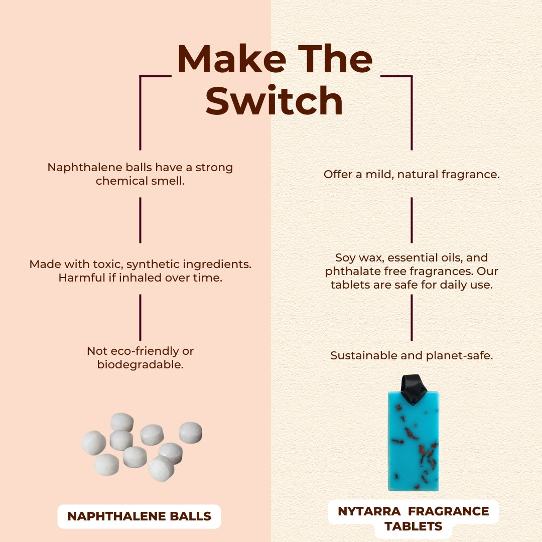 Switch to Nytarra's Fragrance Wax Tablets