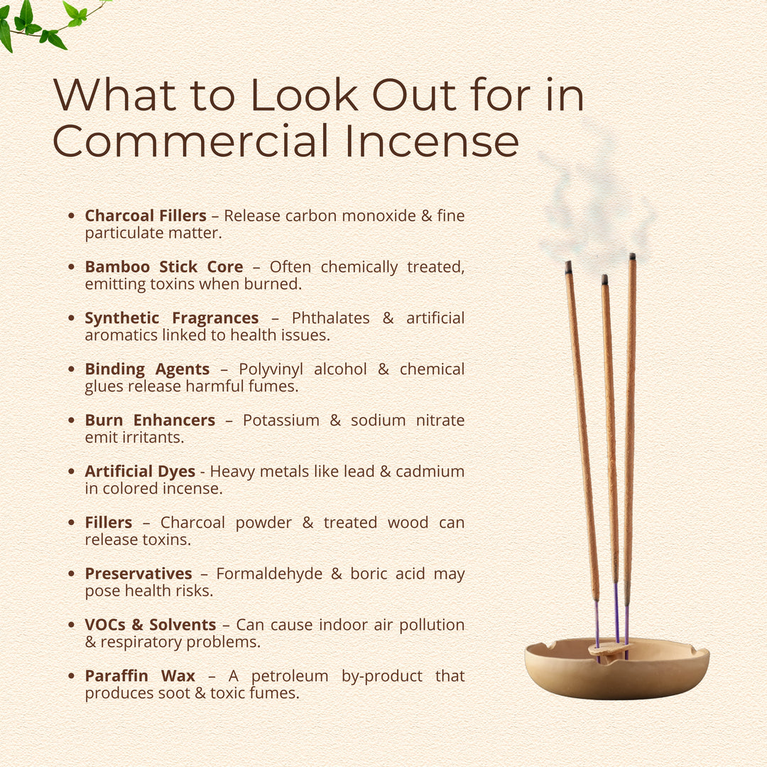 What to look out for in commercial incense