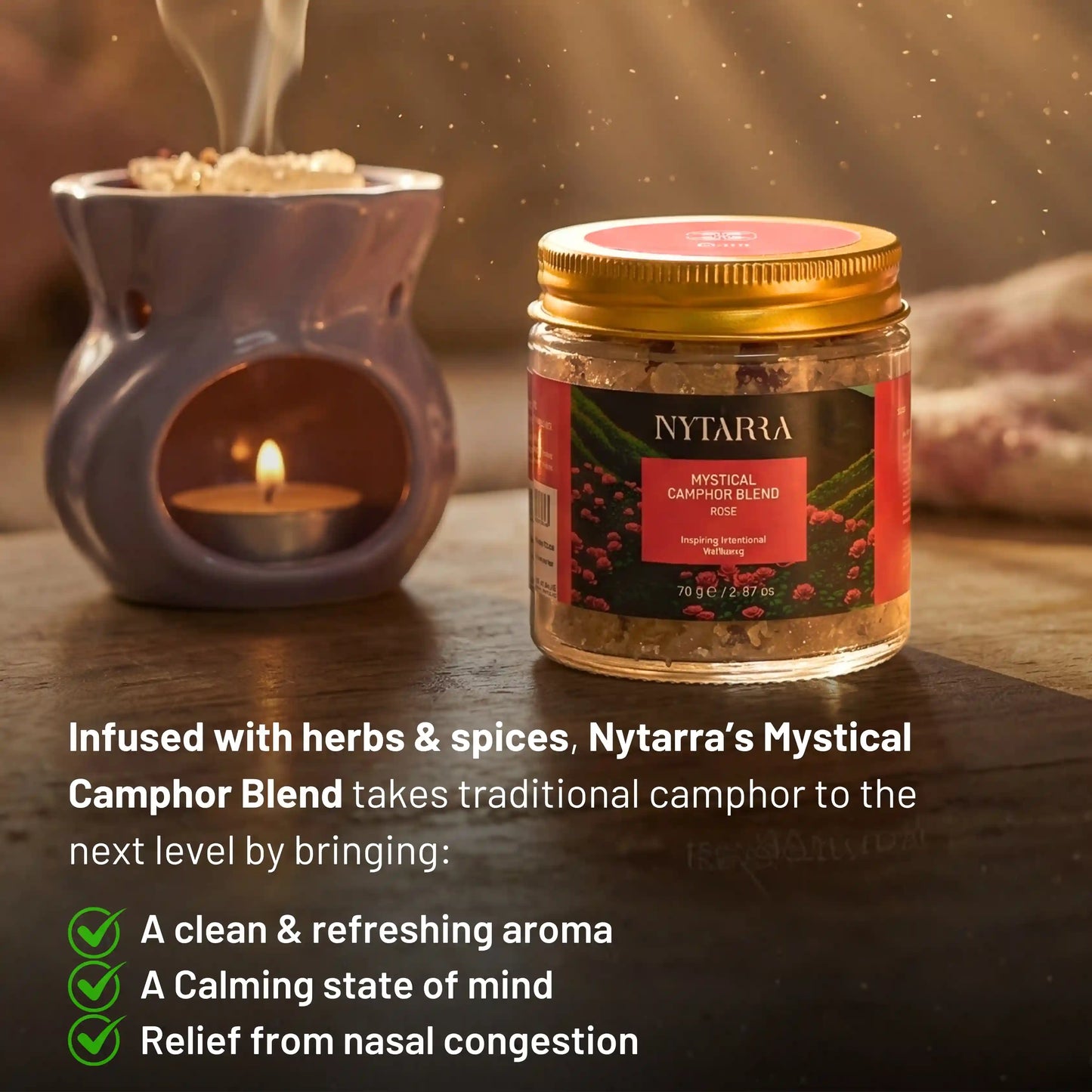 Mystical Camphor Trio (70 Gram)