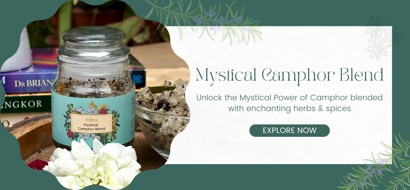 mystical camphor blend with herbs and spices