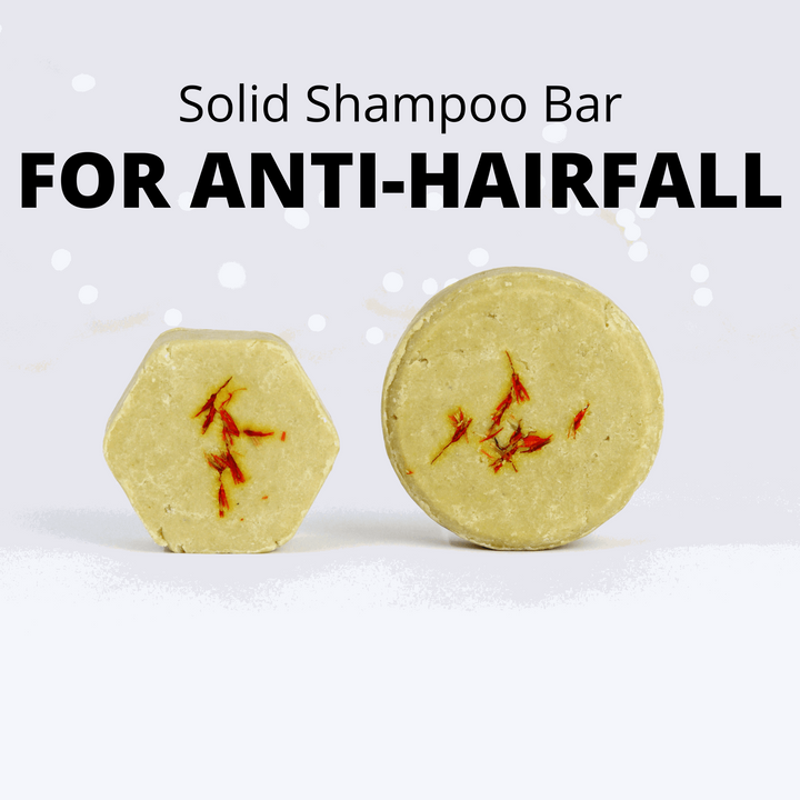 shampoo bar in 2 sizes 45 grams and 70 grams for hair fall or itchy scalp 