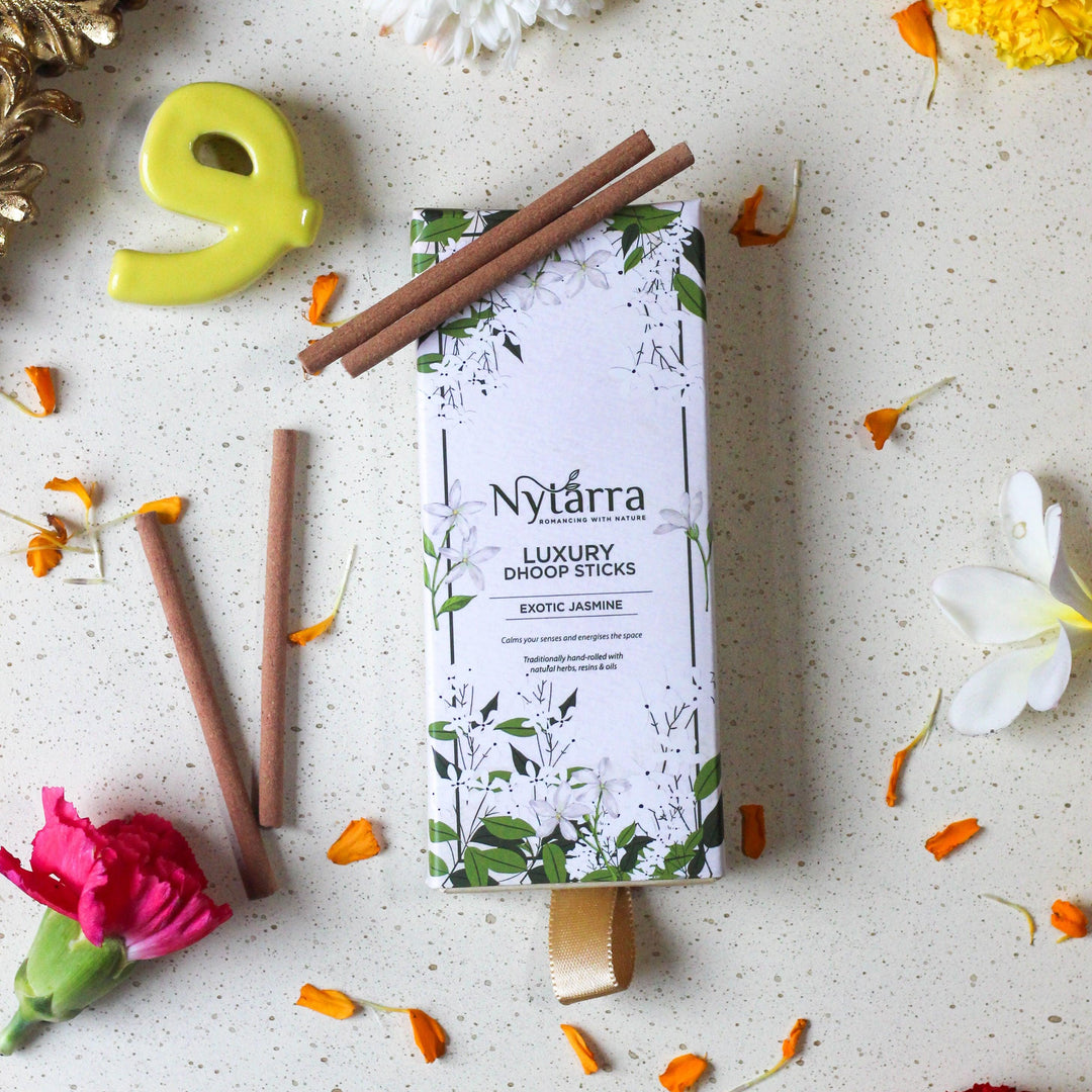 Luxury Dhoop Sticks - Exotic Jasmine - Nytarra Naturals